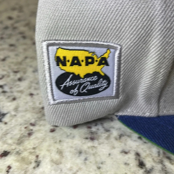 Atlanta Braves Grey Embroidered Snapback Napa Blue Red Green Great Condition - Picture 3 of 6